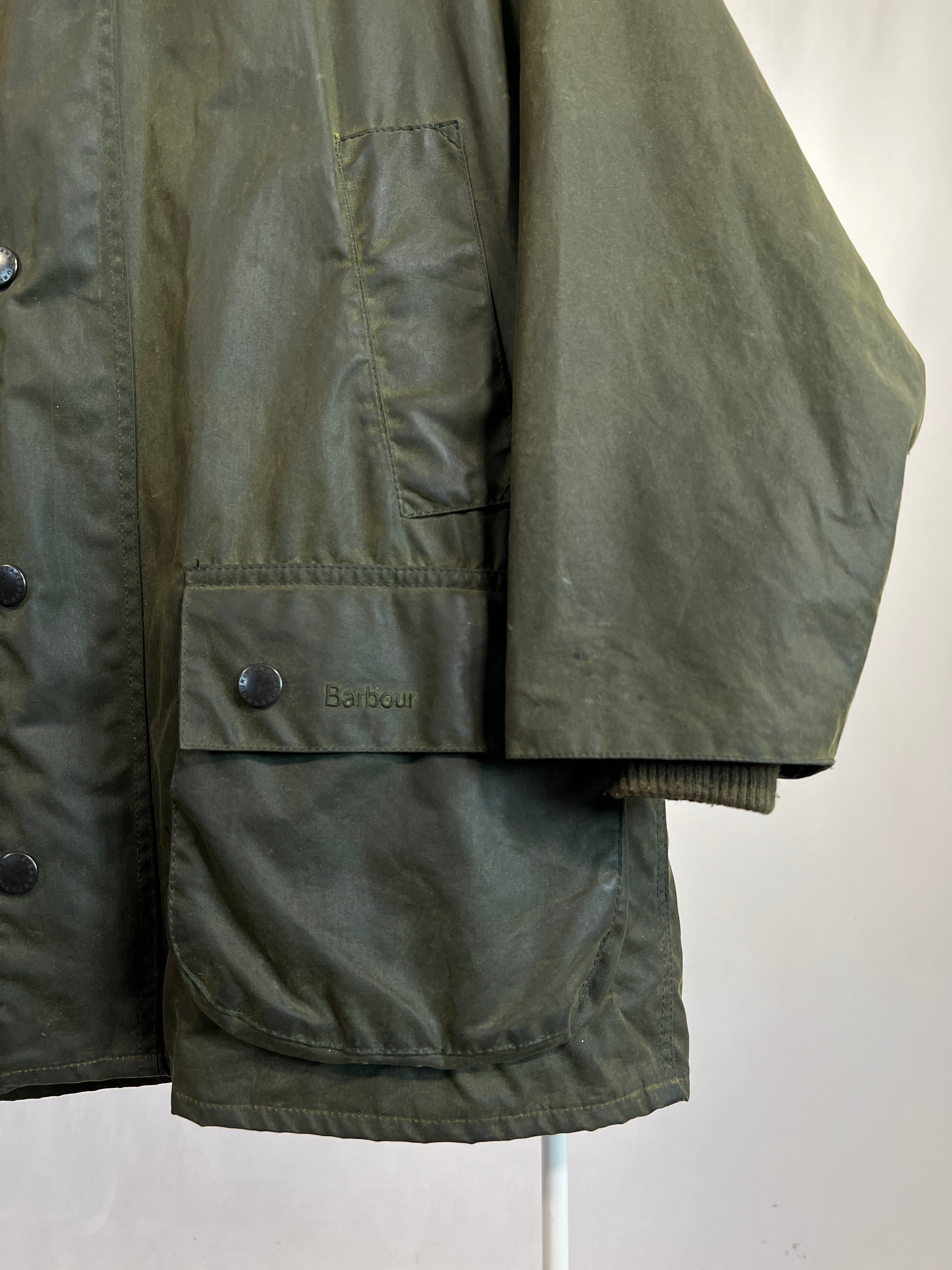 Giacca vintage Barbour Bedale con interno tg S