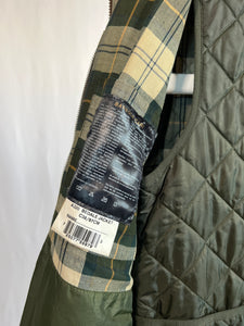 Giacca vintage Barbour Bedale con interno tg S