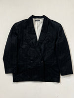 Carica l&#39;immagine nel visualizzatore di Gallery, Blazer vintage Ferragamo nero tg M/L
