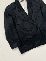 Carica l&#39;immagine nel visualizzatore di Gallery, Blazer vintage Ferragamo nero tg M/L
