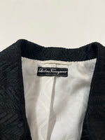 Carica l&#39;immagine nel visualizzatore di Gallery, Blazer vintage Ferragamo nero tg M/L
