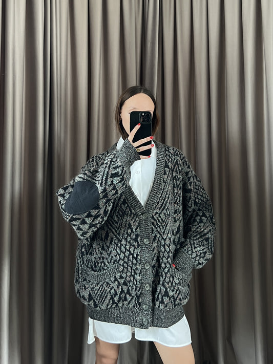 Cardigan vintage Missoni lana/mohair tg XL