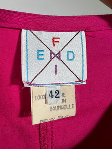 Vestito vintage Fendi rosa tg 42