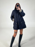 Carica l&#39;immagine nel visualizzatore di Gallery, Giacca vintage Barbour in trapunta tg L
