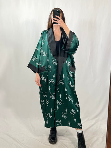 Kimono orientale vintage double face tg XL