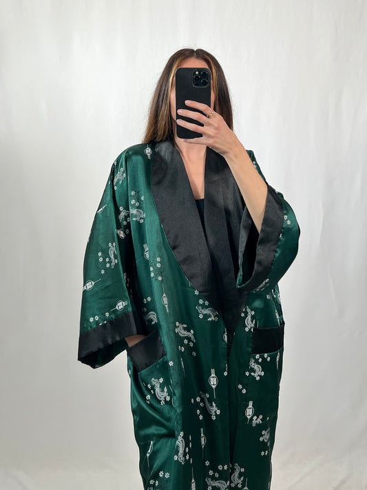 Kimono orientale vintage double face tg XL