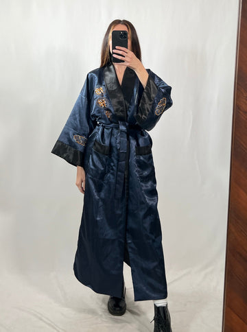 Kimono orientale vintage double face tg XL