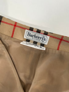 Gonna vintage Burberry in lana tg M