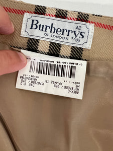 Gonna vintage Burberry in lana tg M