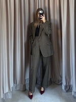 Abito vintage Burberry in lana verdone tg 50