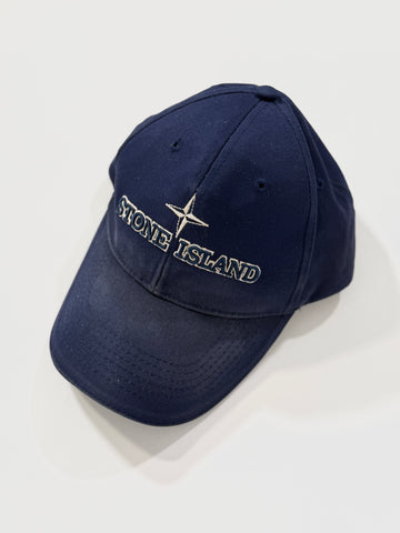 Cappello con visiera Stone Island vintage blu