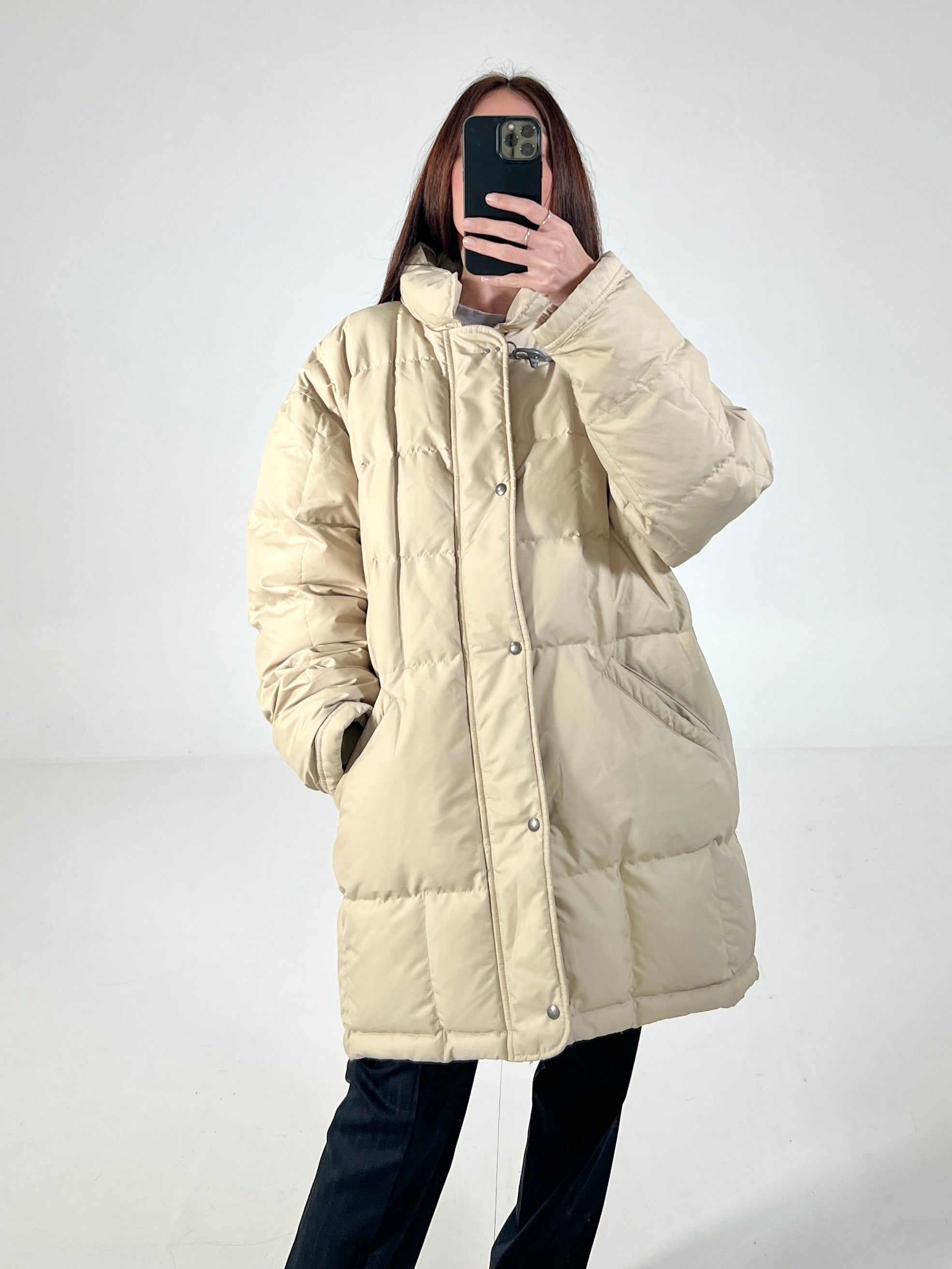 Piumino vintage Fay beige tg XL