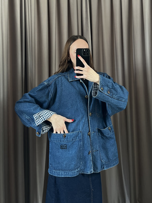 Giacca vintage Valentino in denim tg S