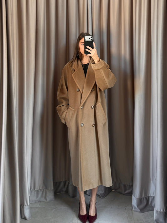 Cappotto vintage Max Mara lana cammello tg 40