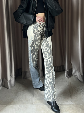 Jeans vintage Cavalli leopardo tg 46