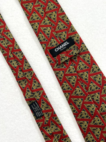 Cravatta vintage Chanel seta