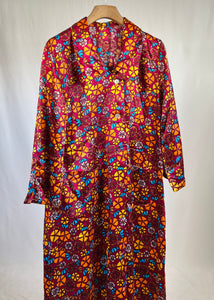 Kimono fantasia vintage lungo tg XL