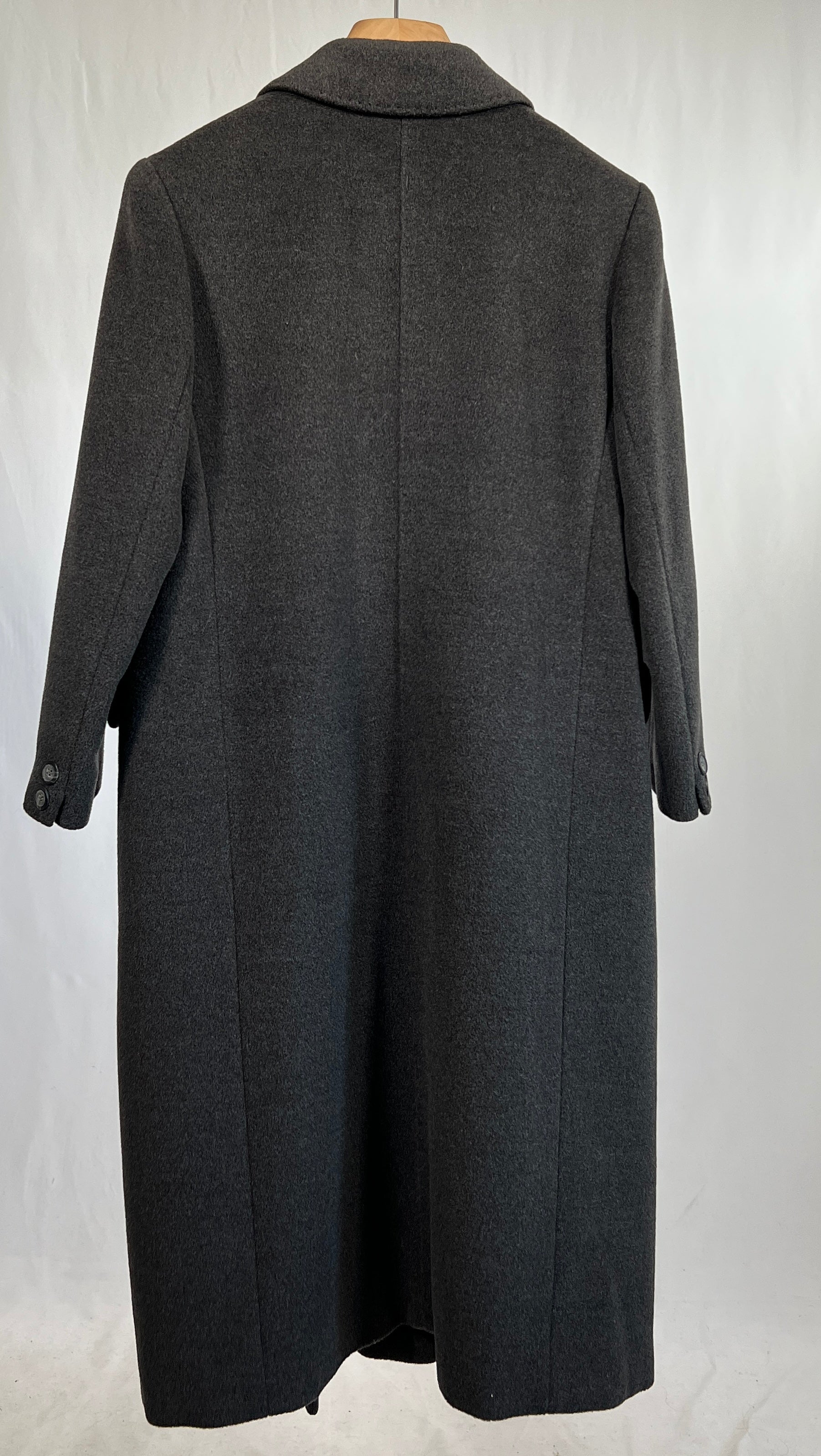 Cappotto vintage Max Mara grigio in cashmere tg M