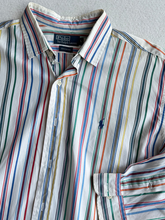 Camicia vintage Ralph Lauren righe tg L/XL