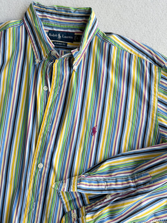 Camicia vintage Ralph Lauren righe tg L/XL