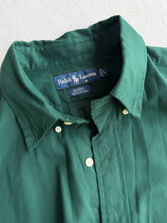 Camicia vintage Ralph Lauren verde tg L/XL