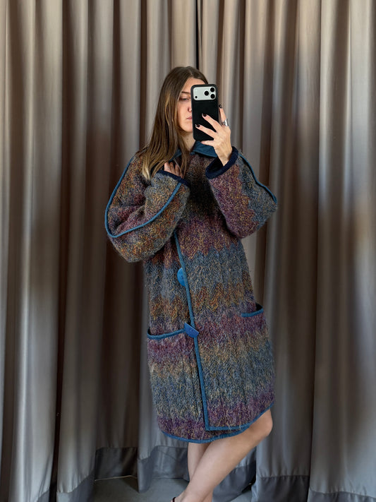 Cappotto vintage Missoni lana/alpaca/mohair tg M