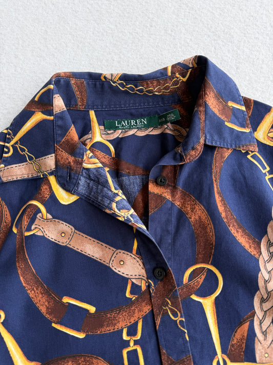 Camicia vintage Ralph Lauren fantasia tg XS/S