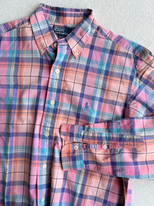 Camicia vintage Ralph Lauren rosa tg M