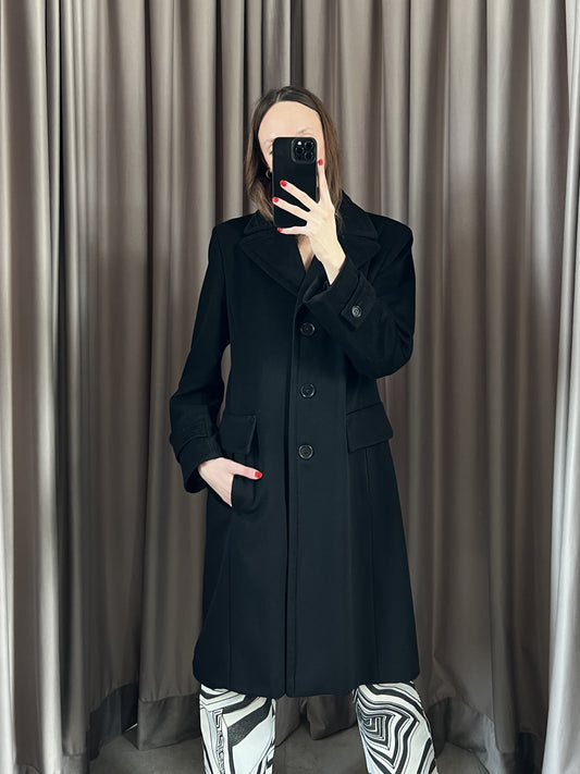 Cappotto vintage Max Mara nero tg M