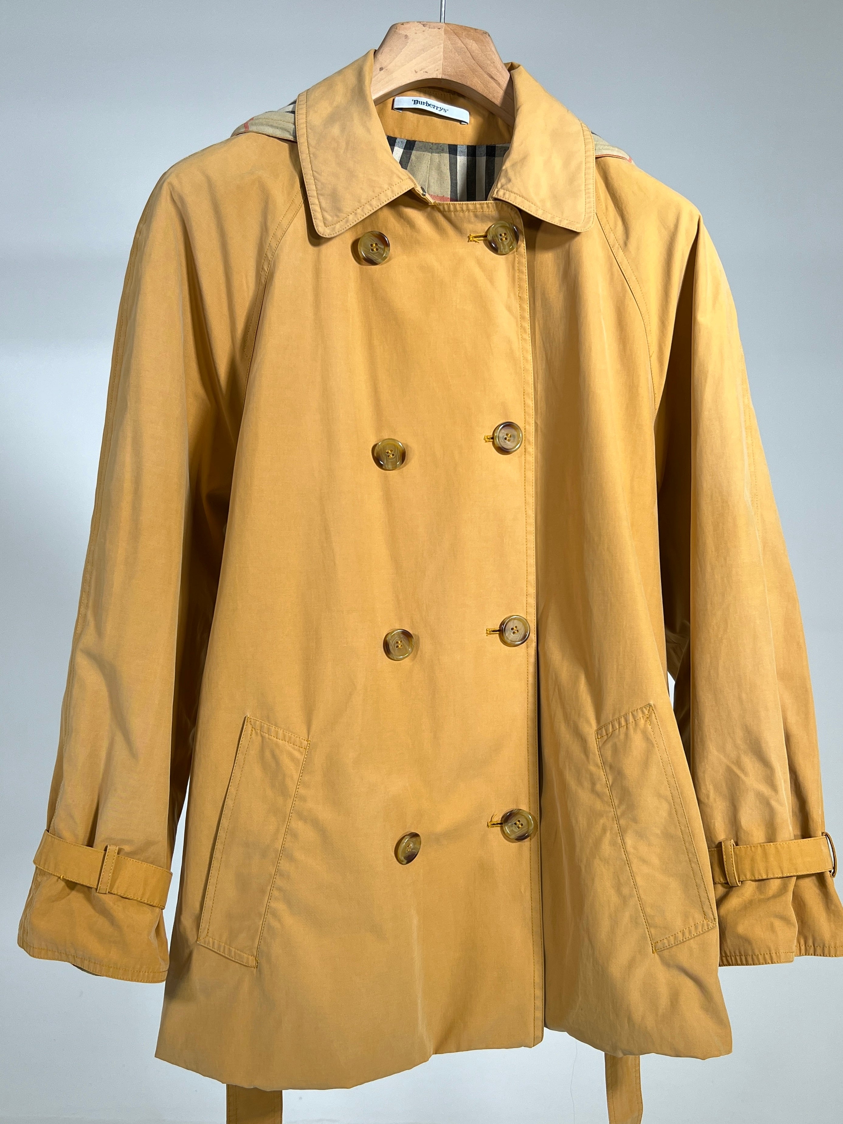 Trench vintage Burberry cappuccio tg S