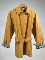 Carica l&#39;immagine nel visualizzatore di Gallery, Trench vintage Burberry cappuccio tg S
