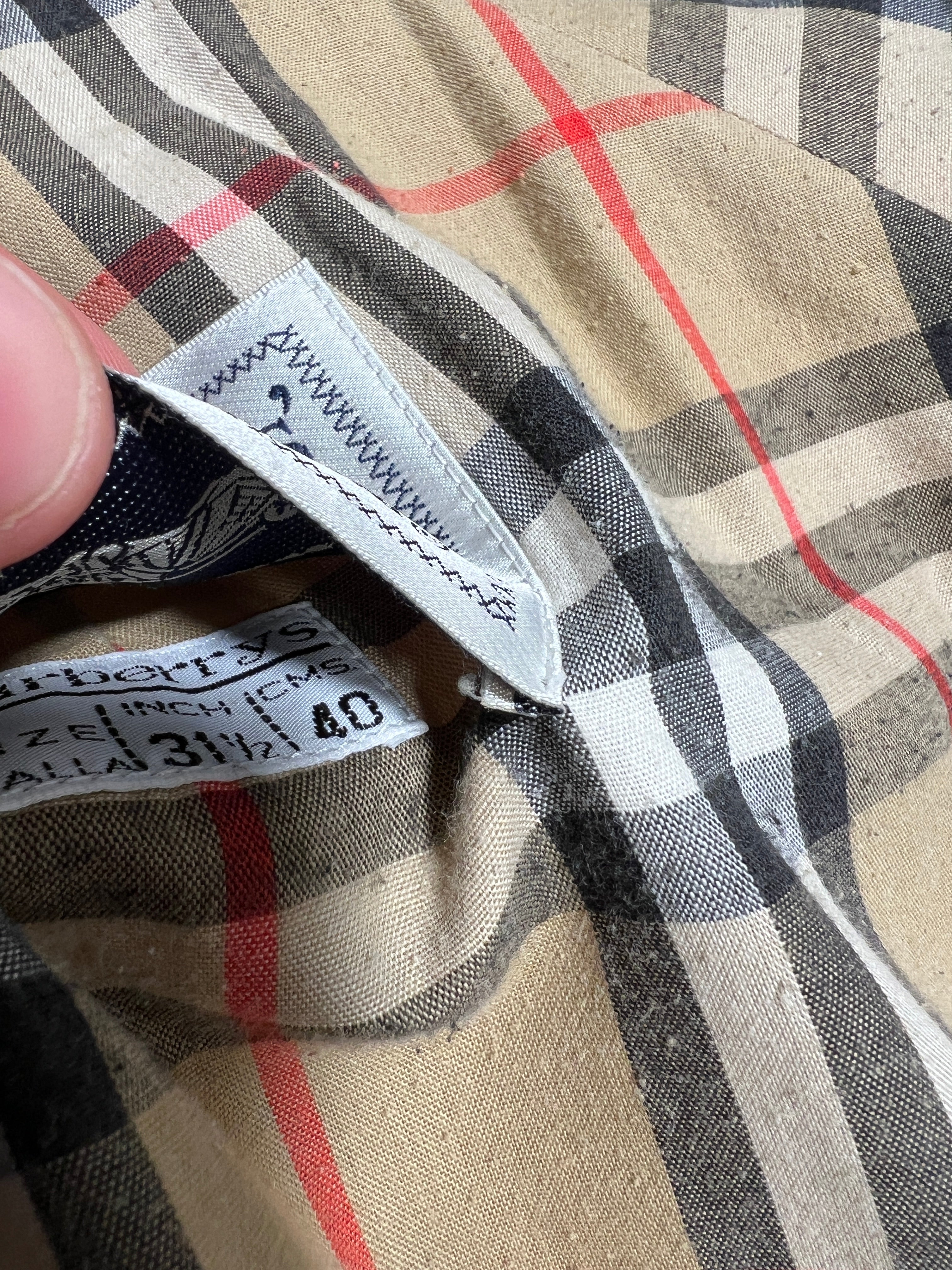 Trench vintage Burberry cappuccio tg S