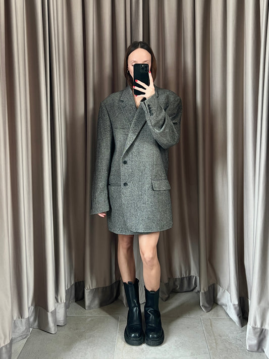 Blazer vintage Burberry lana tg XXL