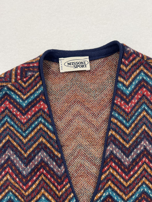 Gilet vintage Missoni lana multicolor M