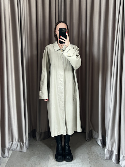 Trench vintage YSL beige chiaro tg M/L