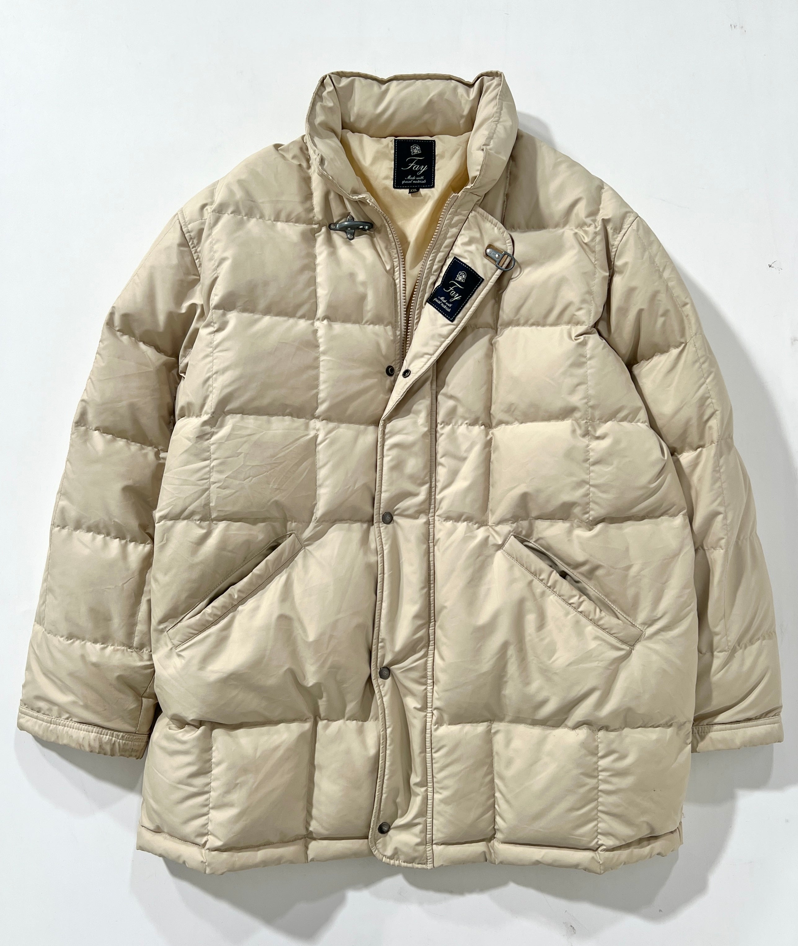 Piumino vintage Fay beige tg XL