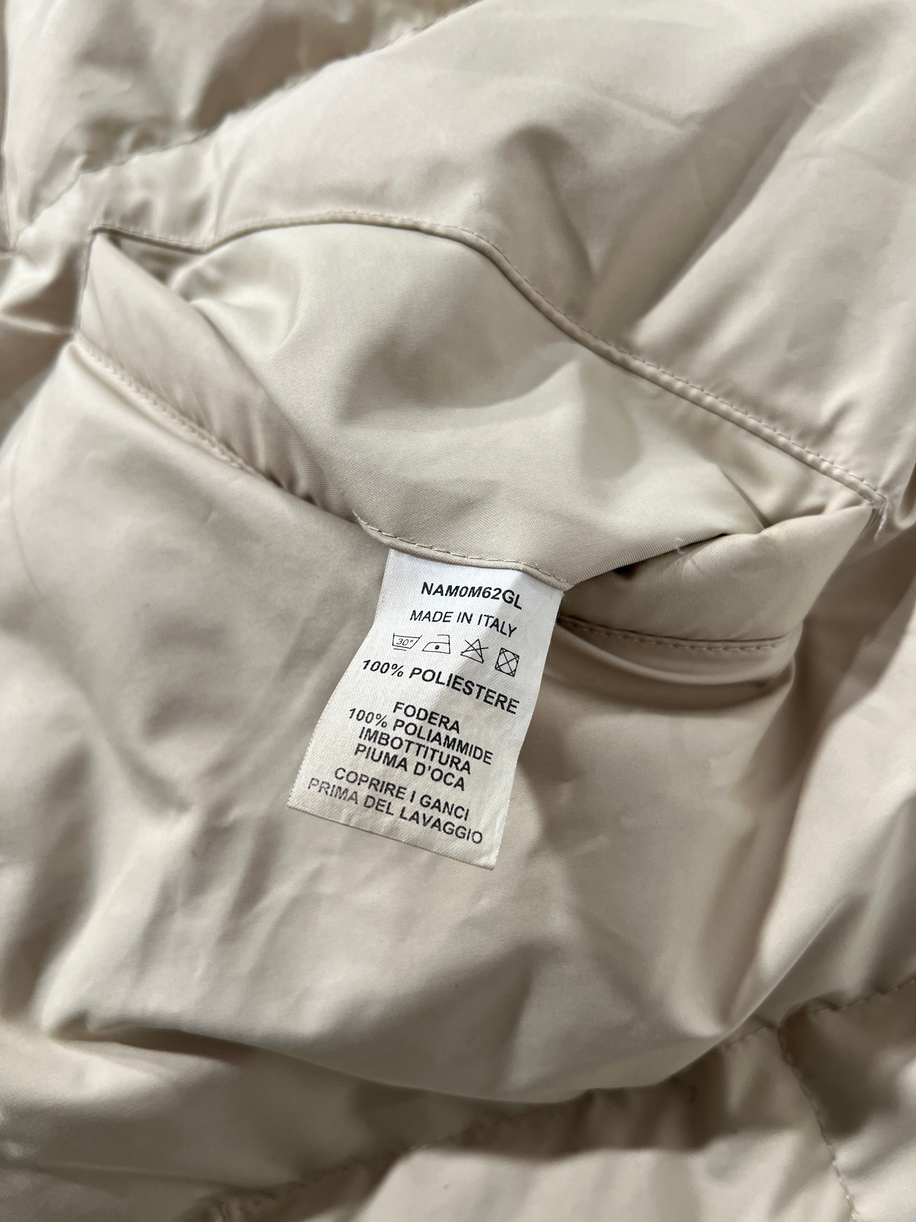 Piumino vintage Fay beige tg XL