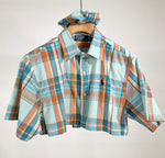 Carica l&#39;immagine nel visualizzatore di Gallery, Camicia vintage Ralph Lauren cropped tg S/M
