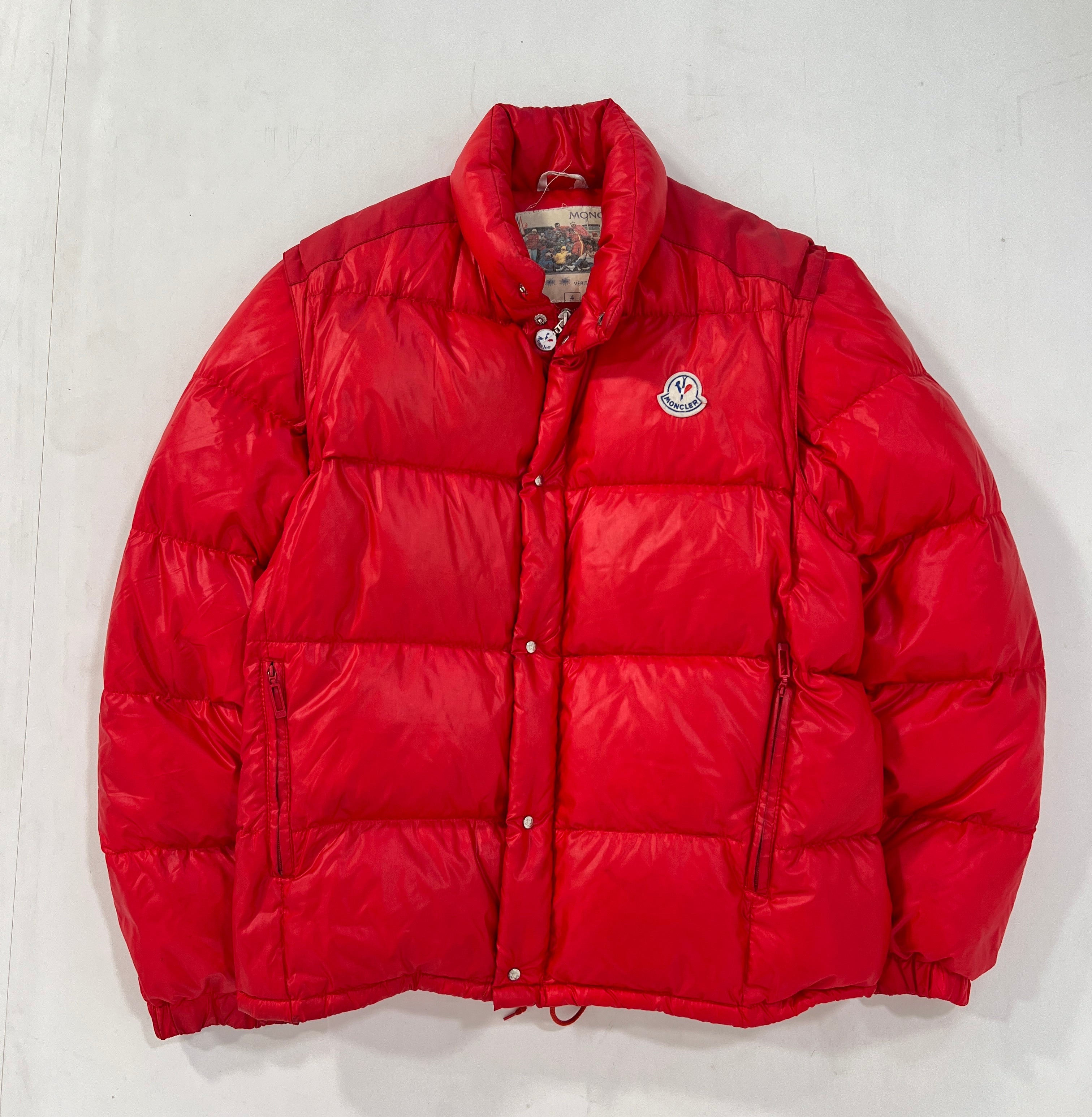 Giacca vintage Moncler Grenoble rosso L/XL