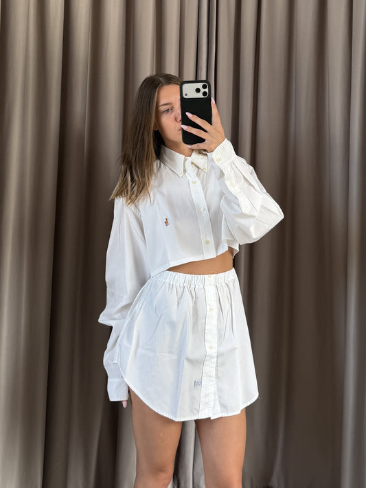 Coordinato vintage Ralph Lauren bianco tg U