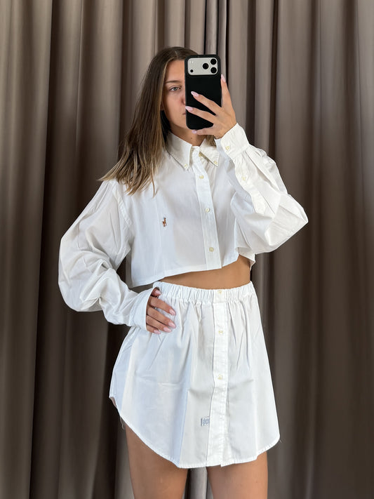 Coordinato vintage Ralph Lauren bianco tg U