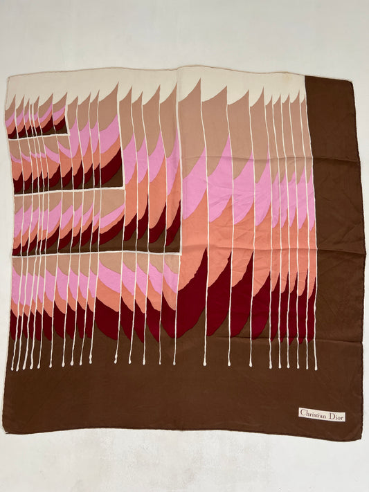 Foulard vintage Dior in seta