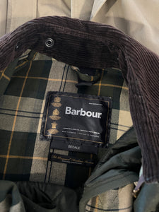 Giacca vintage Barbour Bedale con interno tg S