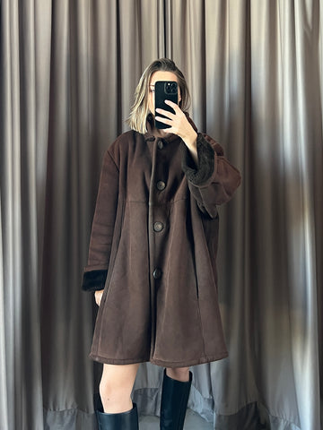 Montone vintage Pierre Cardin shearling tg XL