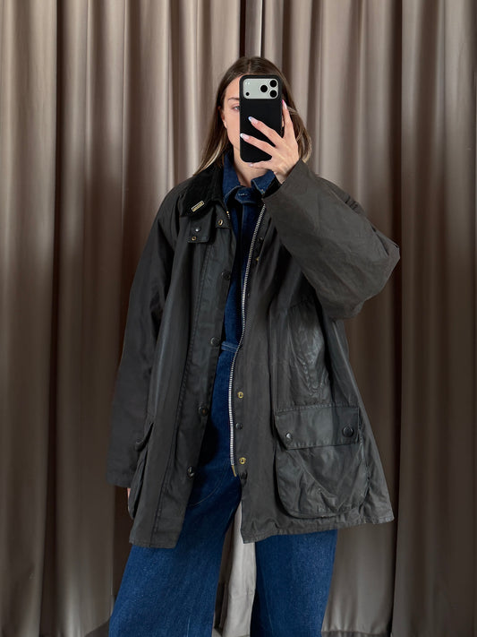 Giacca vintage Barbour Bedale completo tg XL