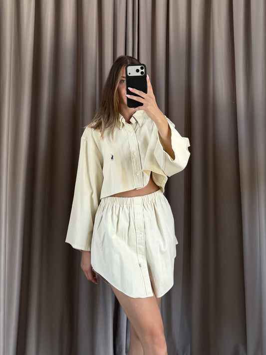 Coordinato vintage Ralph Lauren giallo tg U