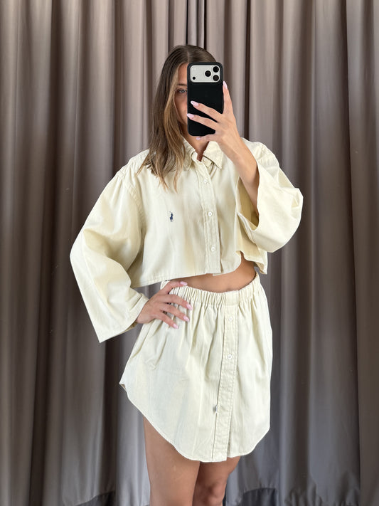 Coordinato vintage Ralph Lauren giallo tg U