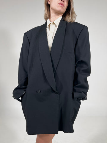 Smoking vintage Yves Saint Laurent nero tg XL+