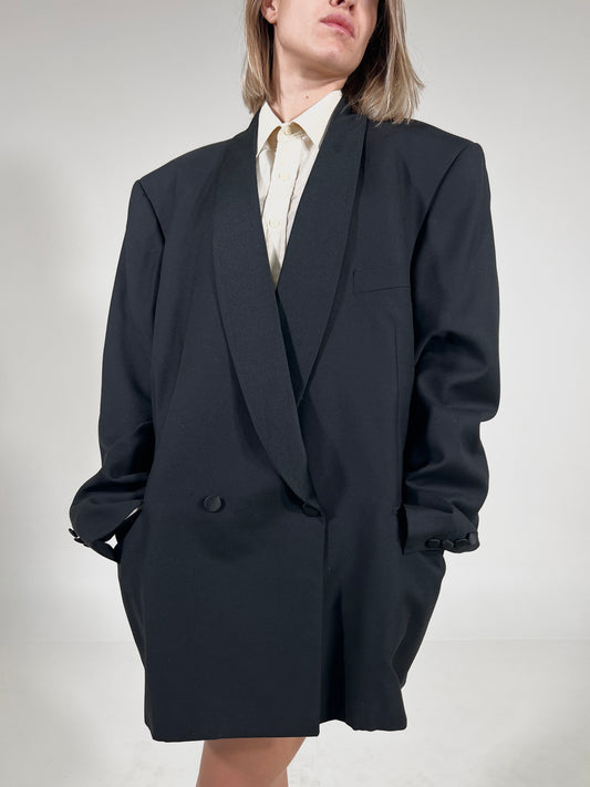 Smoking vintage Yves Saint Laurent nero tg XL+