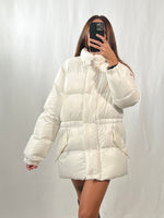 Carica l&#39;immagine nel visualizzatore di Gallery, Giacca vintage Moncler bianco tg M
